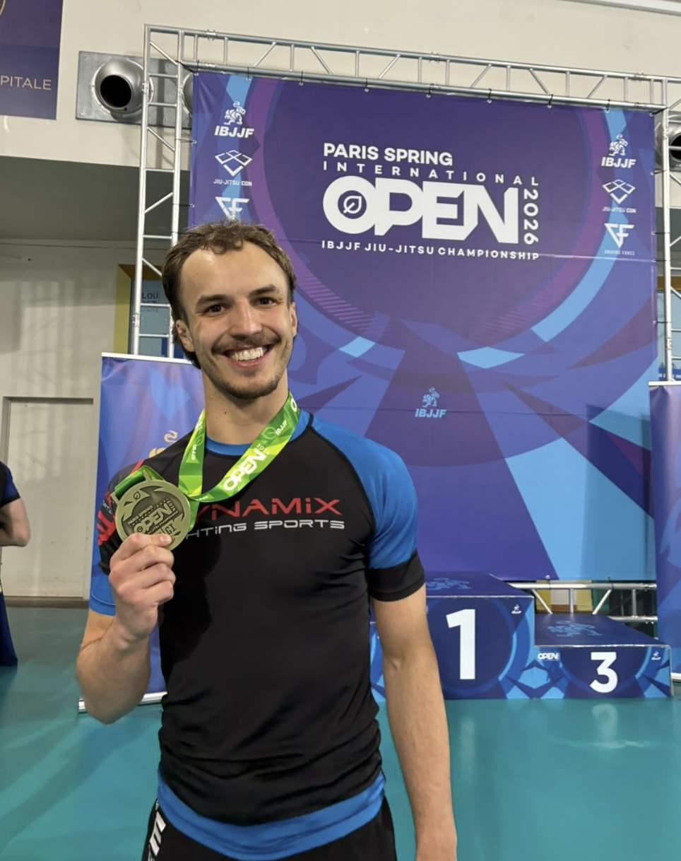 1:1 client with gold medal at Paris Spring International Open